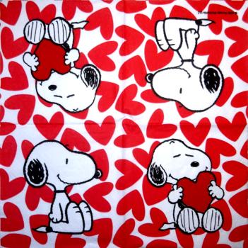 BF-076 Bekannte Figuren - 3-lagig - Braun - Peanuts - Snoopy